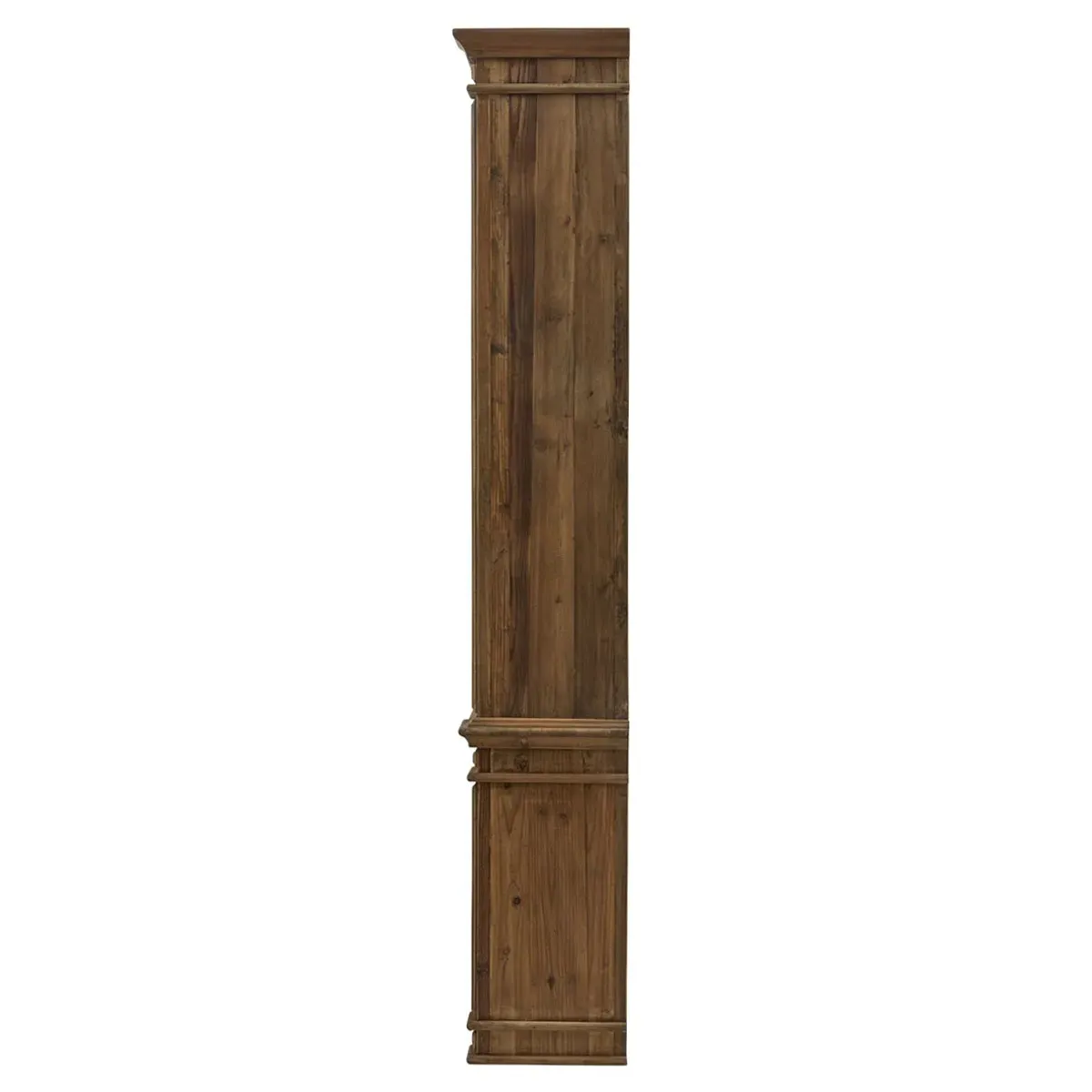 Arwen Double Bookcase - Brown, Reclaimed Pine Wood