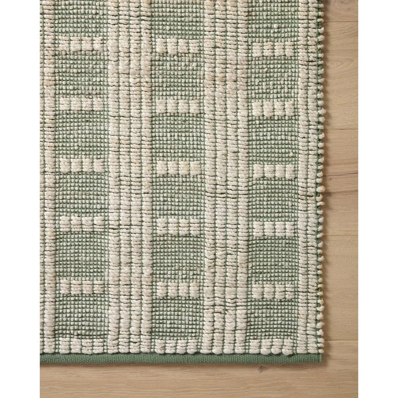 Arwen Striped Runner Rug - Green, Jute