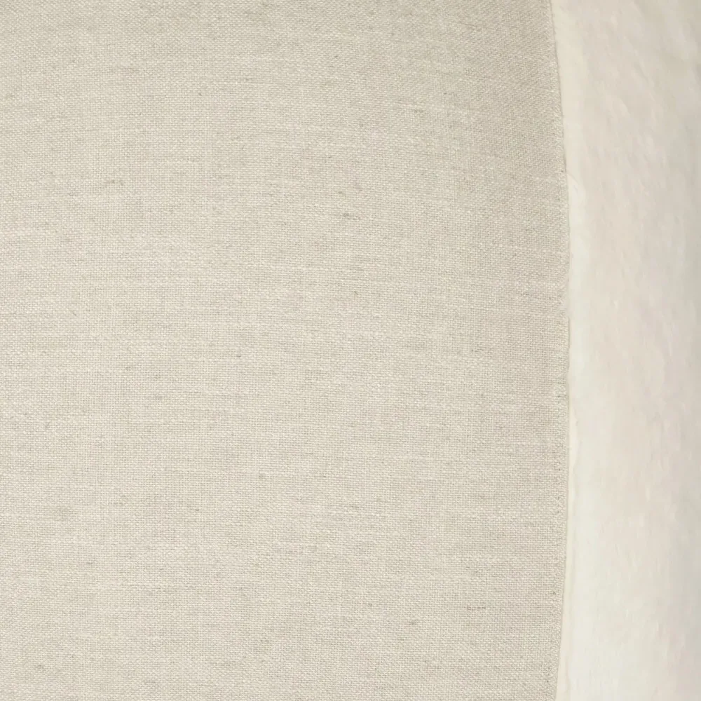 Arya Feather Down Throw Pillow - Beige