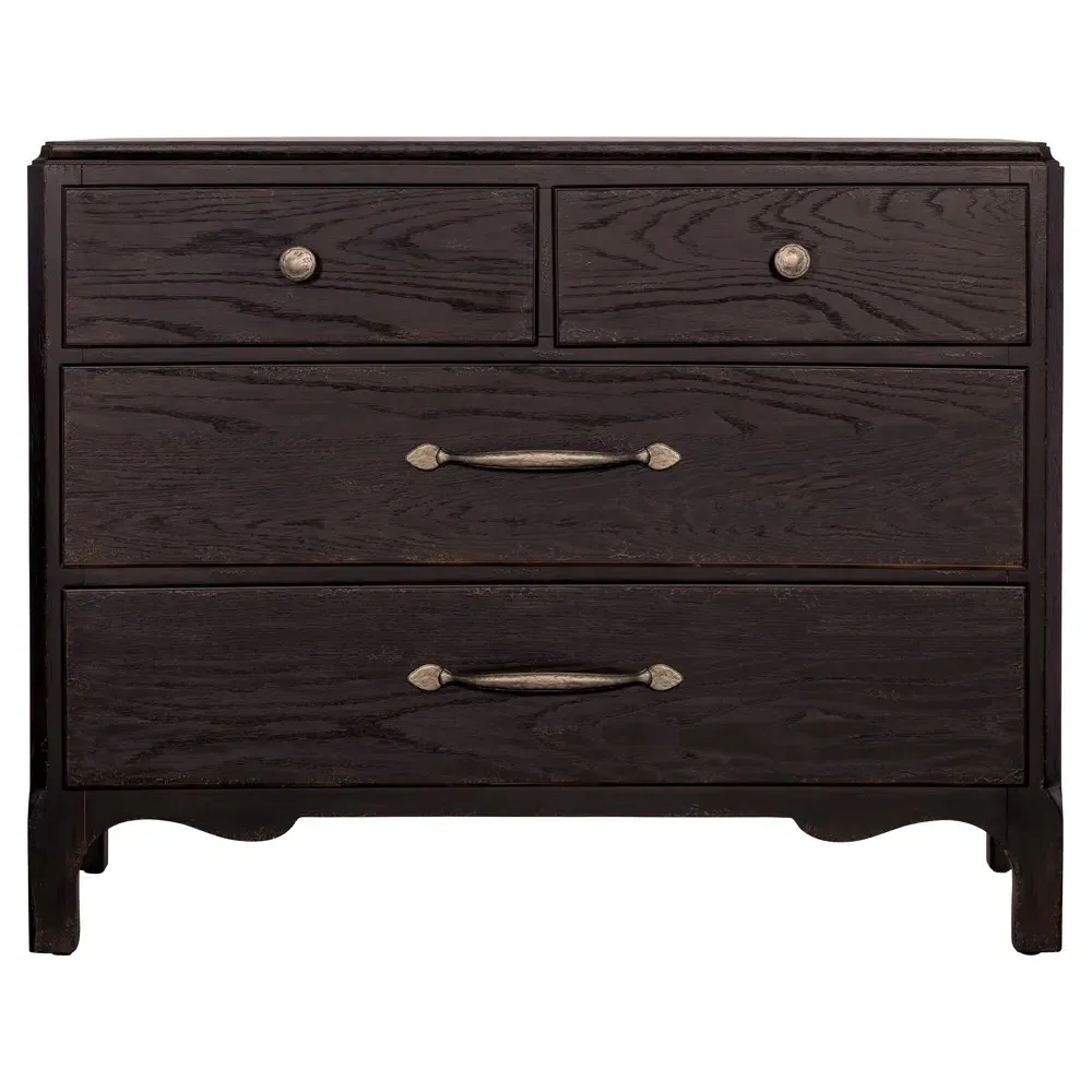 Asher Bachelor Chest - Dark Brown, Oak image