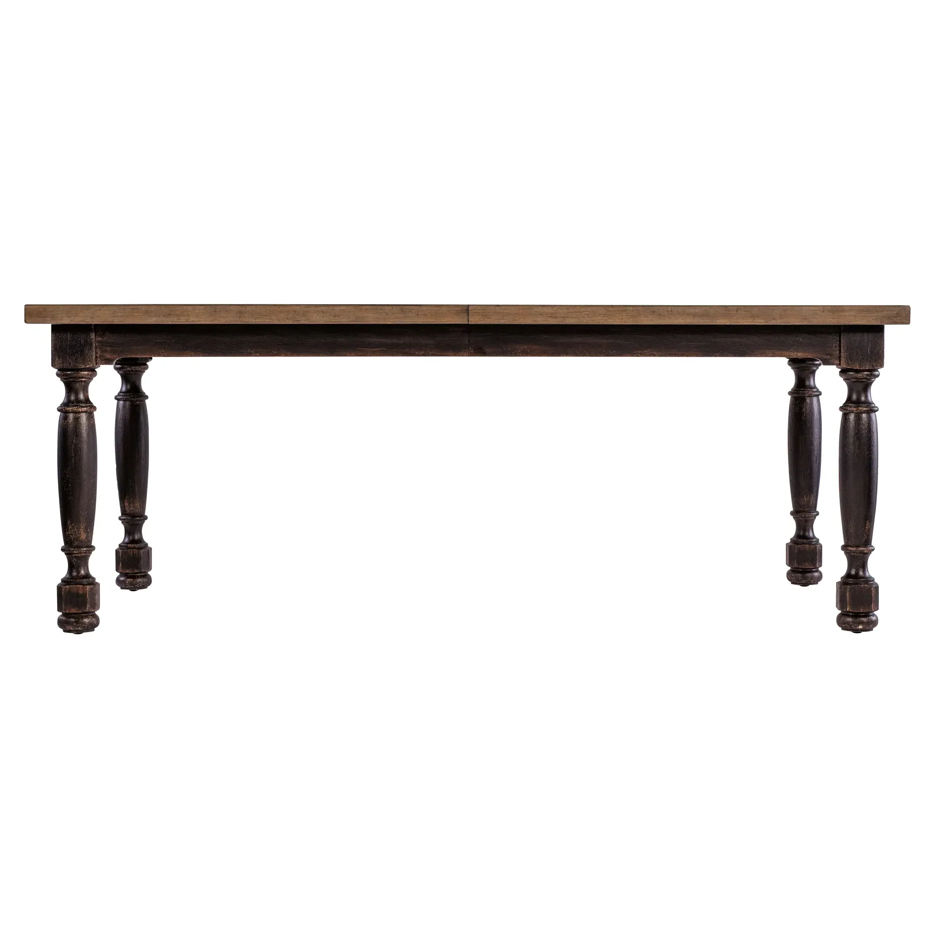 Asher Extendable Rectangular Dining Table - Brown, Oak image