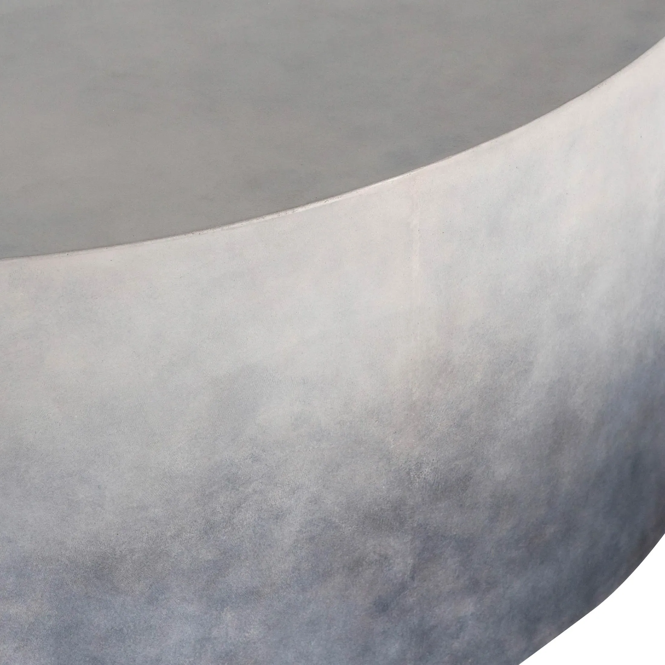 Asher Round Outdoor Coffee Table - Indigo Ombre, Concrete