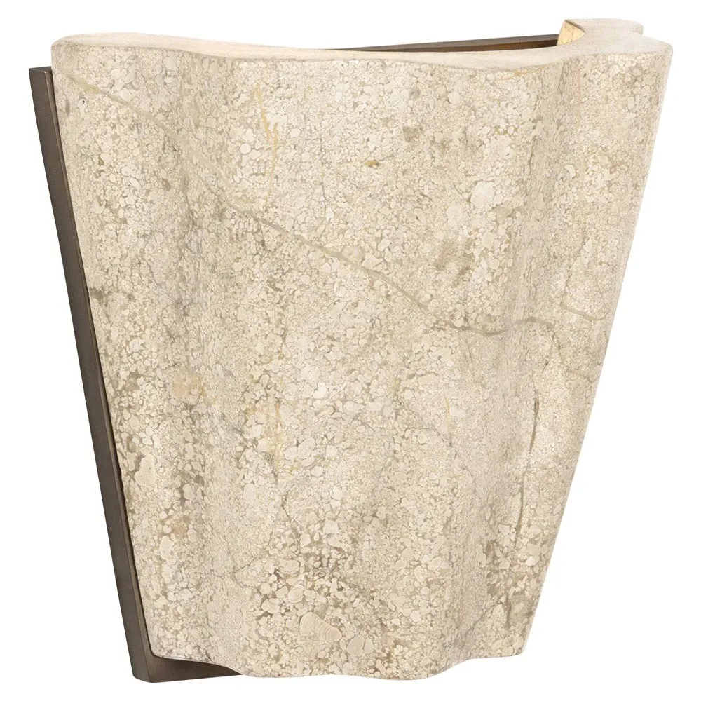 Ashera Wall Sconce - Cream, Marble