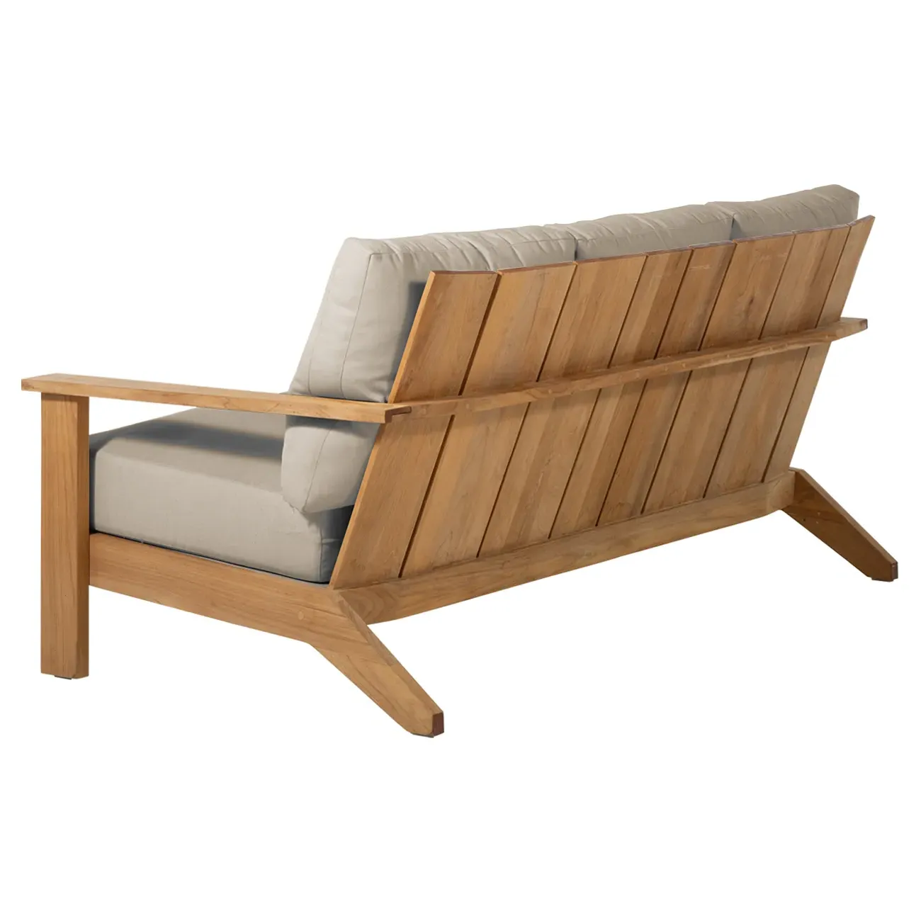 Ashland 3-Seater Outdoor Sofa - Natural, Teak
