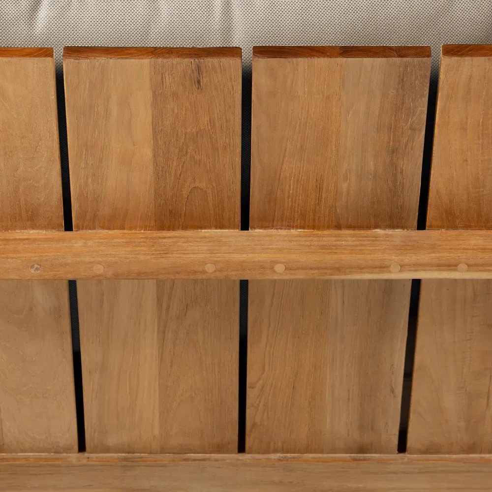 Ashland 3-Seater Outdoor Sofa - Natural, Teak