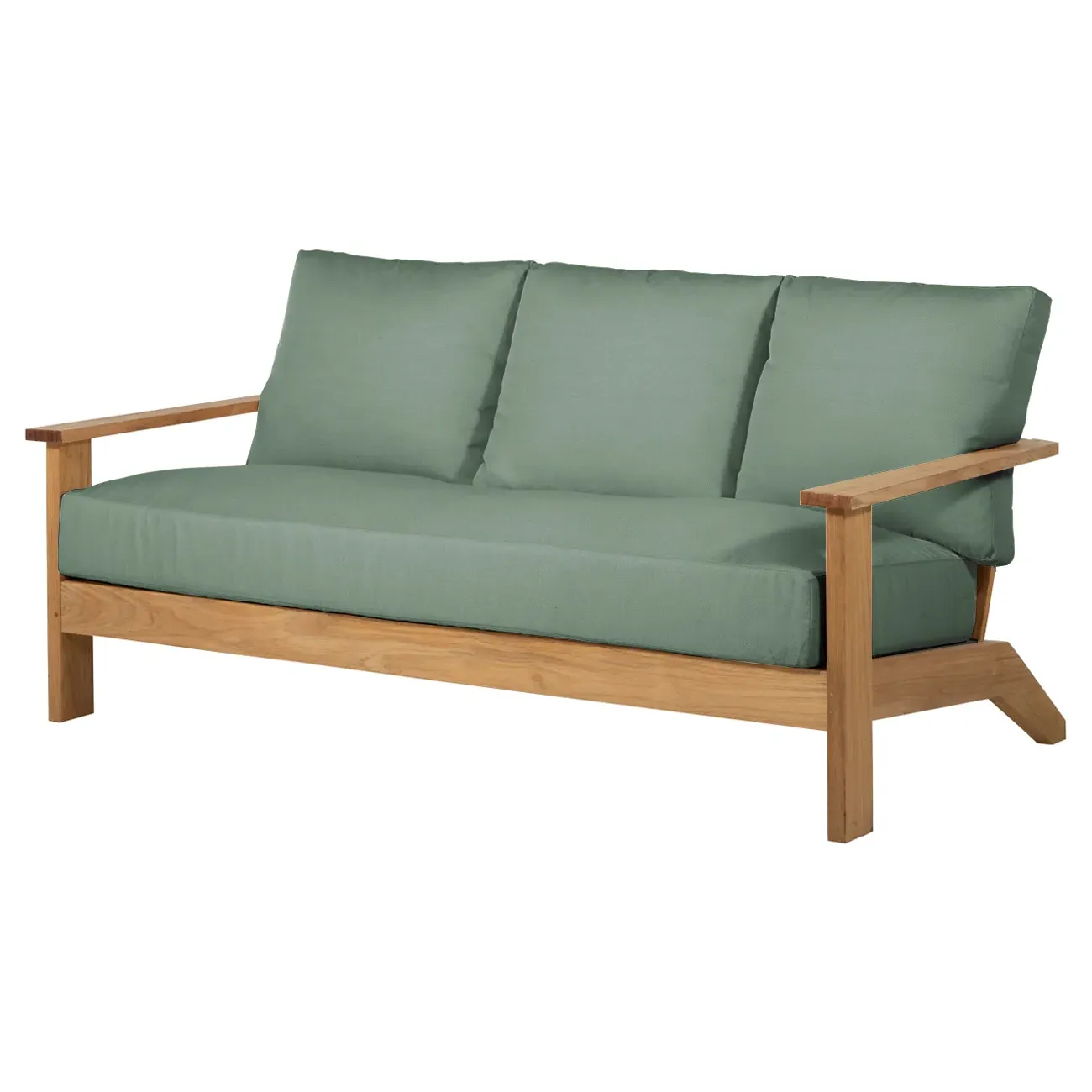 Ashland 74" Outdoor Sofa - Natural, Teak