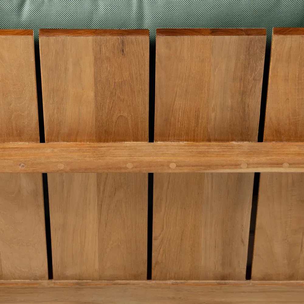 Ashland 74" Outdoor Sofa - Natural, Teak