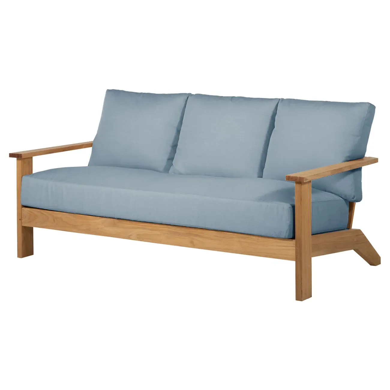 Ashland 74" Outdoor Sofa - Natural, Teak