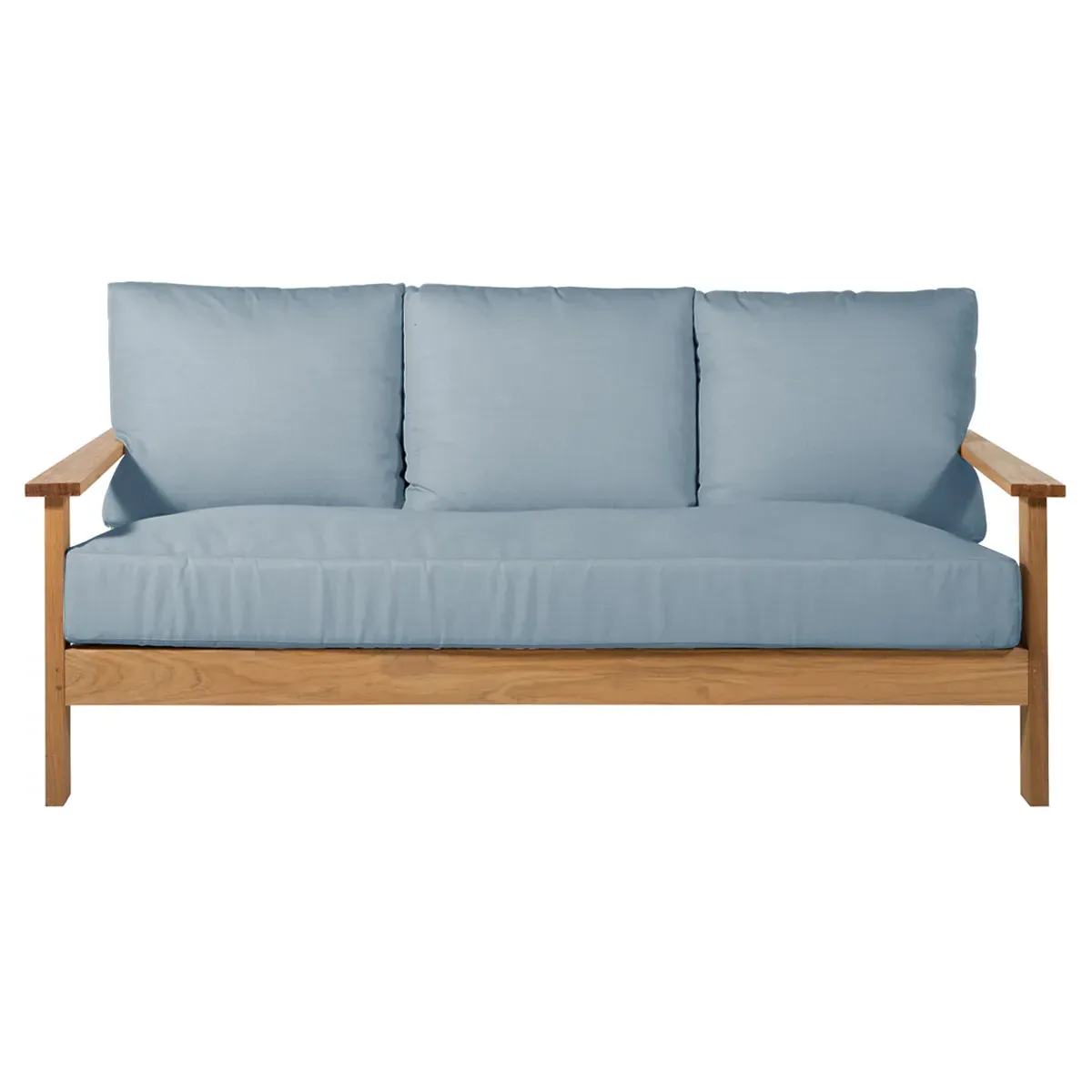 Ashland 74" Outdoor Sofa - Natural, Teak