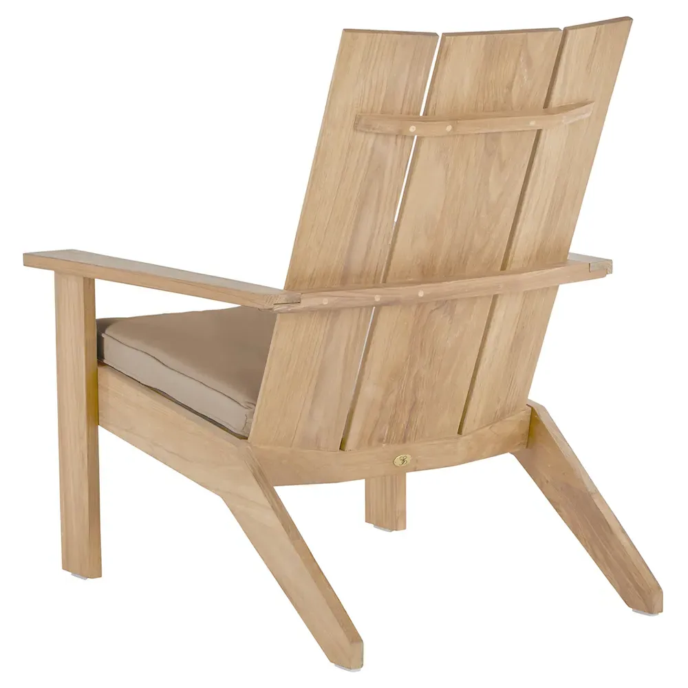 Ashland Outdoor Adirondack Chair - Beige, Teak