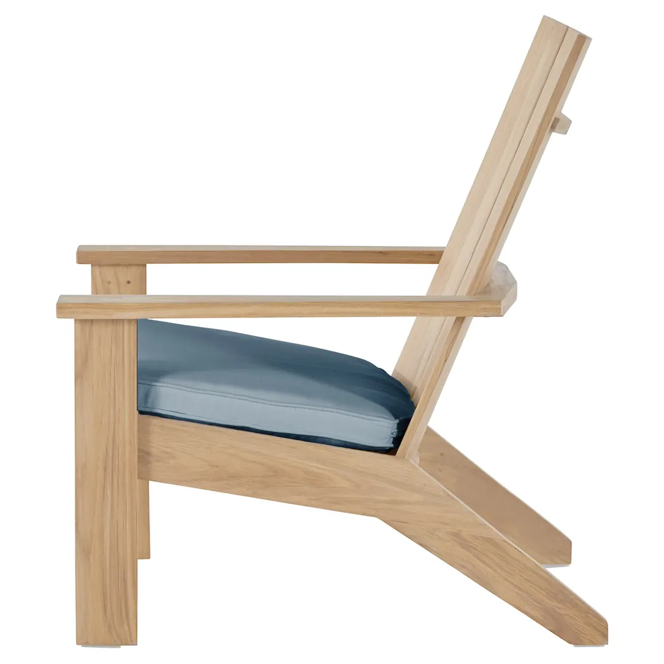 Ashland Outdoor Adirondack Chair - Blue, Teak