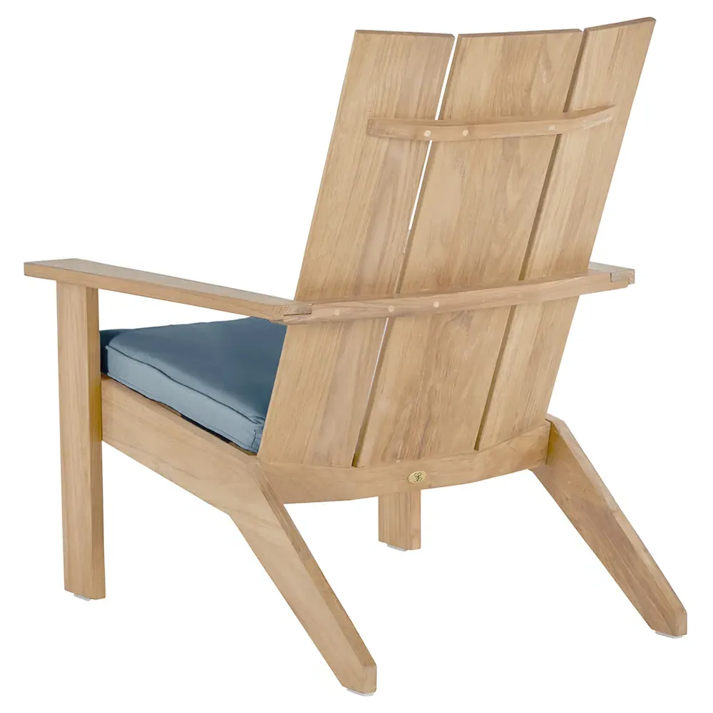 Ashland Outdoor Adirondack Chair - Blue, Teak