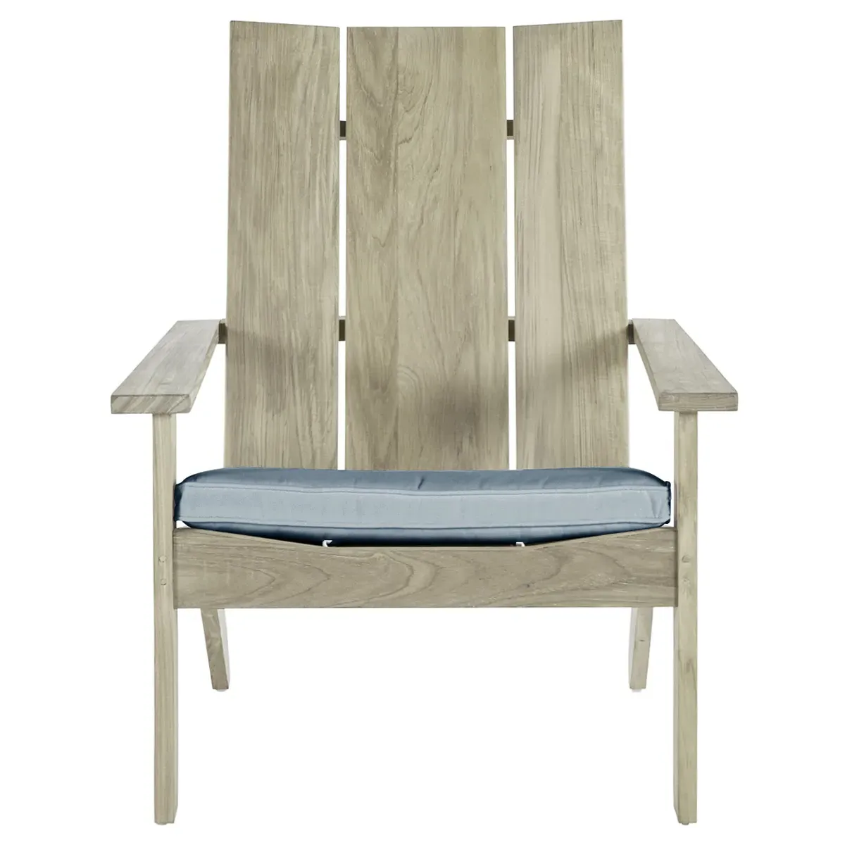 Ashland Outdoor Adirondack Chair - Blue, Teak