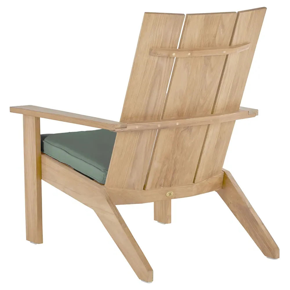 Ashland Outdoor Adirondack Chair - Green, Teak
