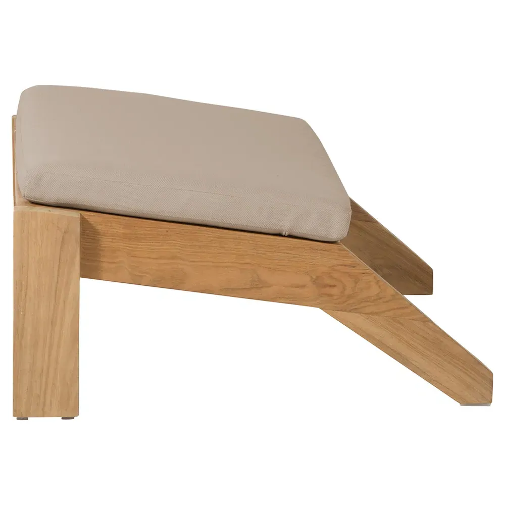 Ashland Outdoor Adirondack Ottoman - Natural, Teak