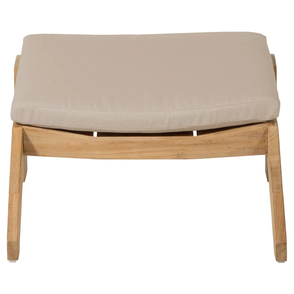 Ashland Outdoor Adirondack Ottoman - Natural, Teak