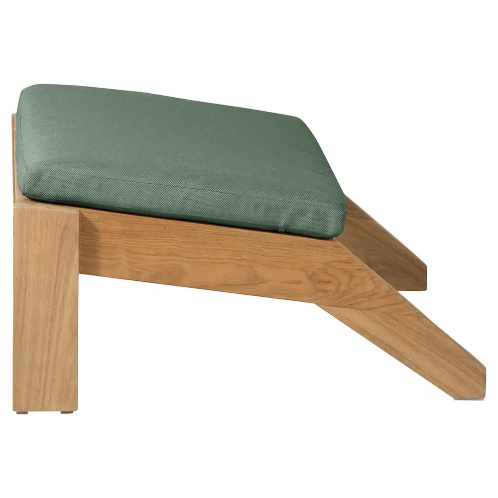 Ashland Outdoor Adirondack Ottoman - Natural, Teak