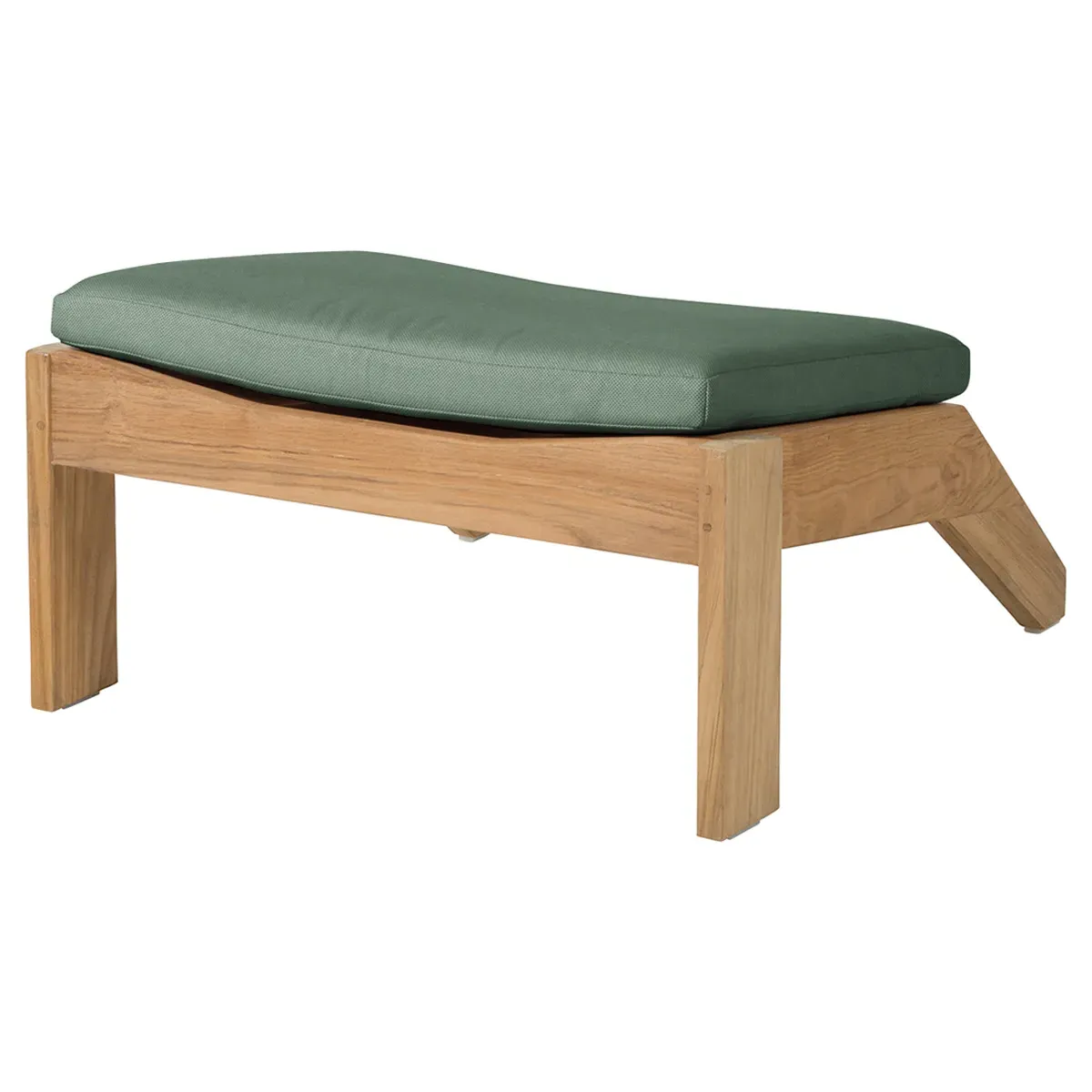 Ashland Outdoor Adirondack Ottoman - Natural, Teak