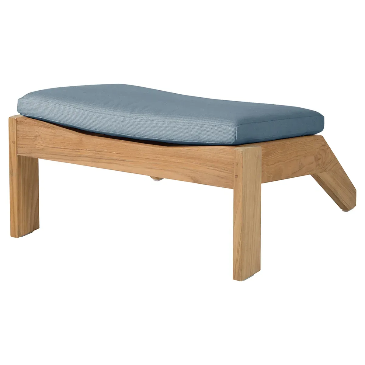 Ashland Outdoor Adirondack Ottoman - Natural, Teak