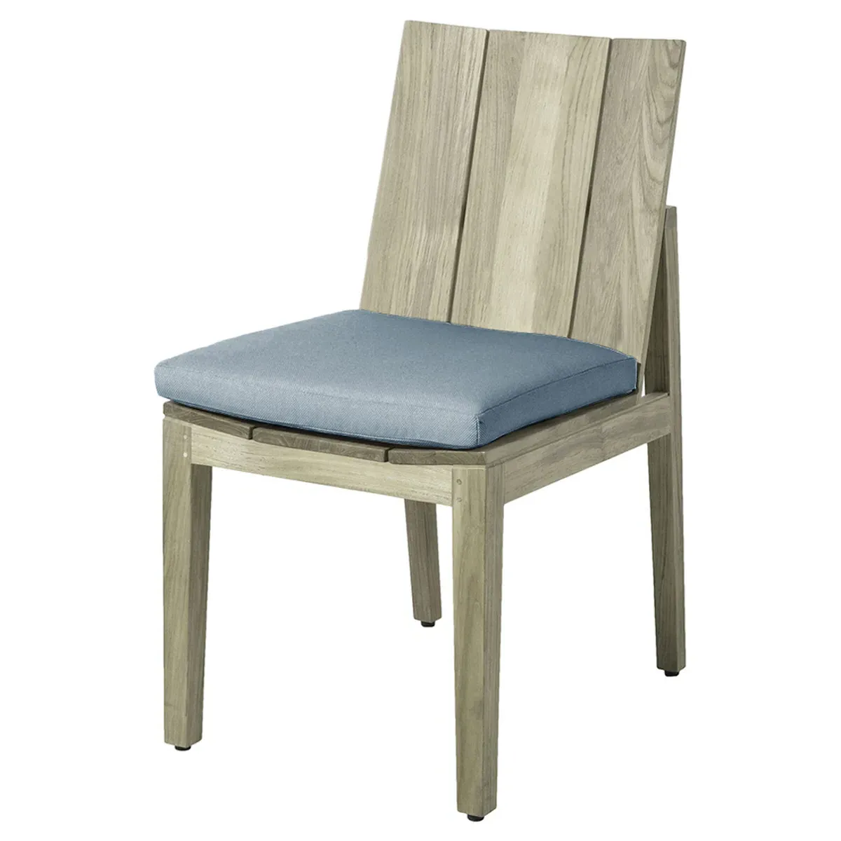 Ashland Outdoor Dining Chair - Oyster Grey, Teak image