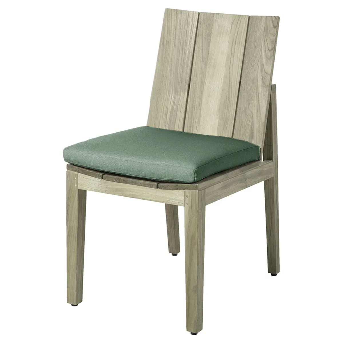 Ashland Outdoor Dining Chair - Oyster Grey, Teak