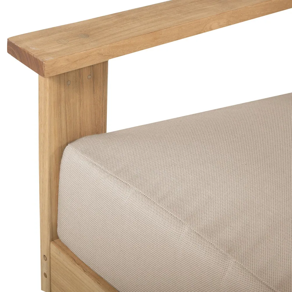 Ashland Outdoor Lounge Chair - Natural, Teak