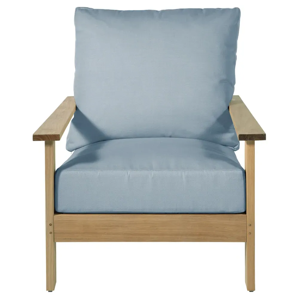 Ashland Outdoor Lounge Chair - Natural, Teak