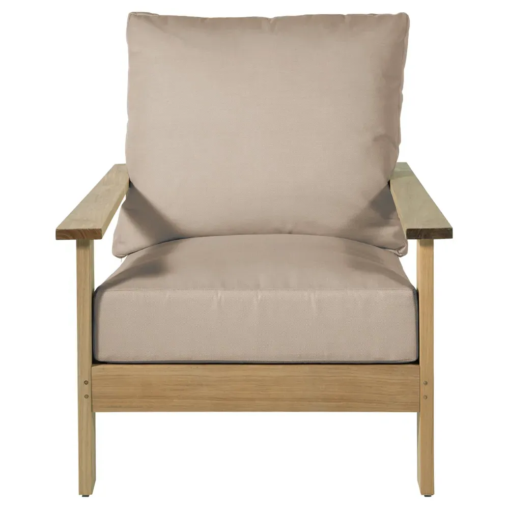 Ashland Outdoor Lounge Chair - Natural, Teak