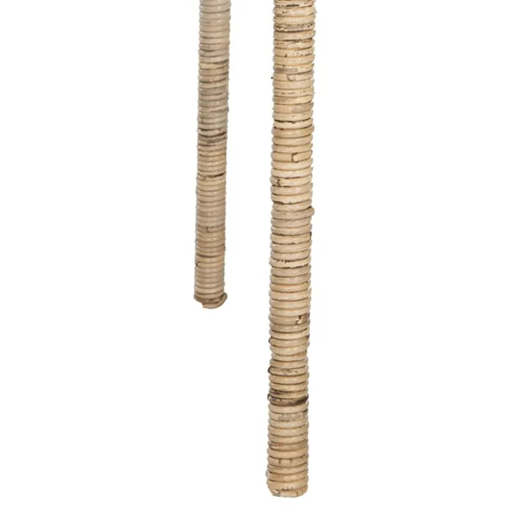 Ashley Woven Rattan Dining Chair Set of 2 - Grey, Rattan