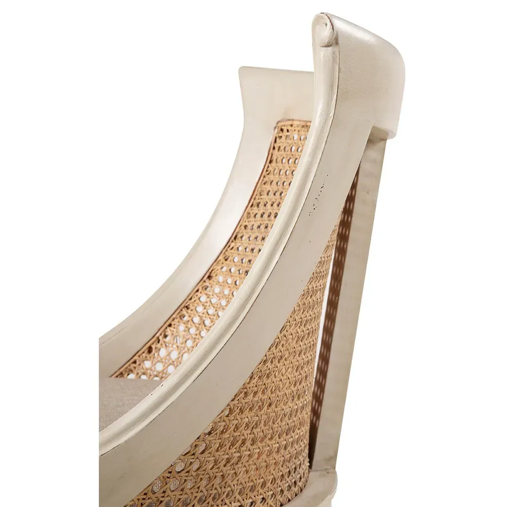 Aspyn Coastal Counter Stool - Beige, Cane