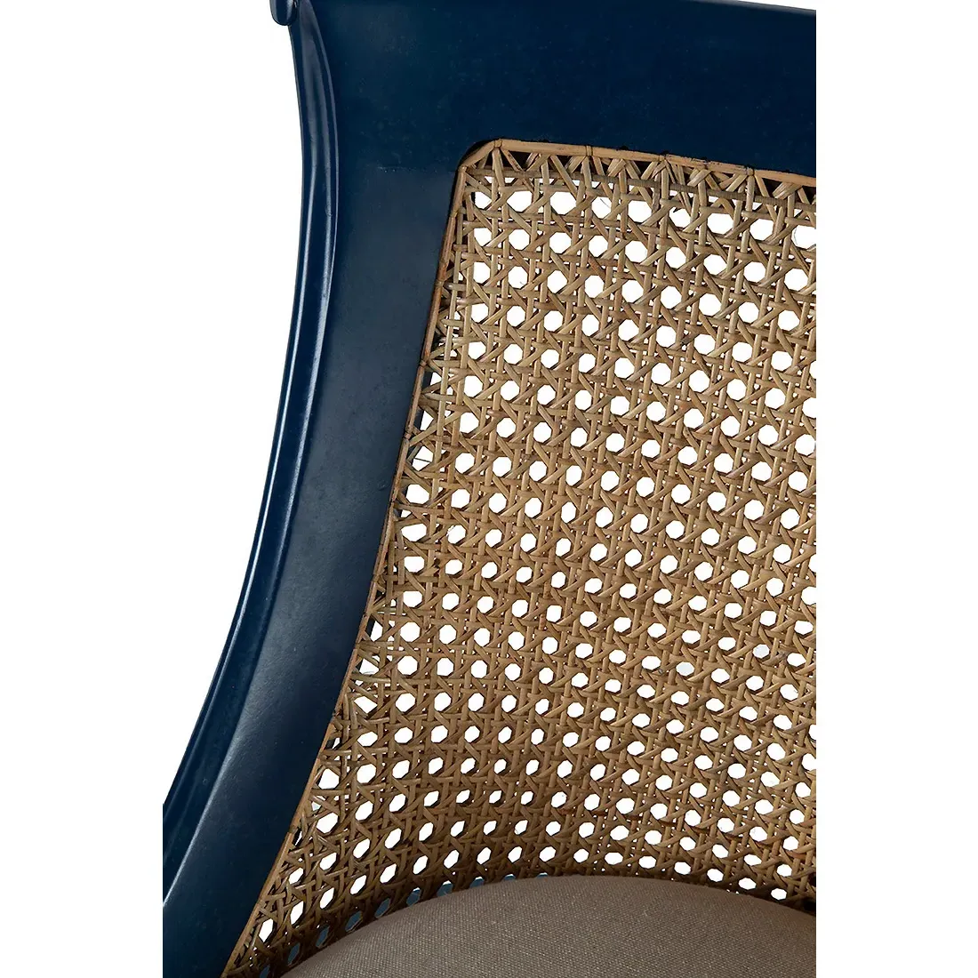 Aspyn Counter Stool - Blue, Mahogany