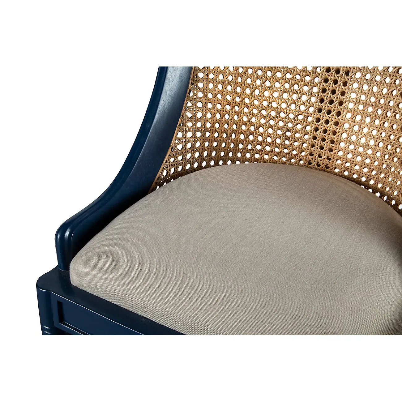 Aspyn Counter Stool - Blue, Mahogany