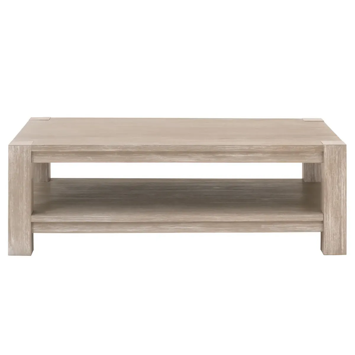 Astrid Coffee Table with Storage - Natural Grey, Wood