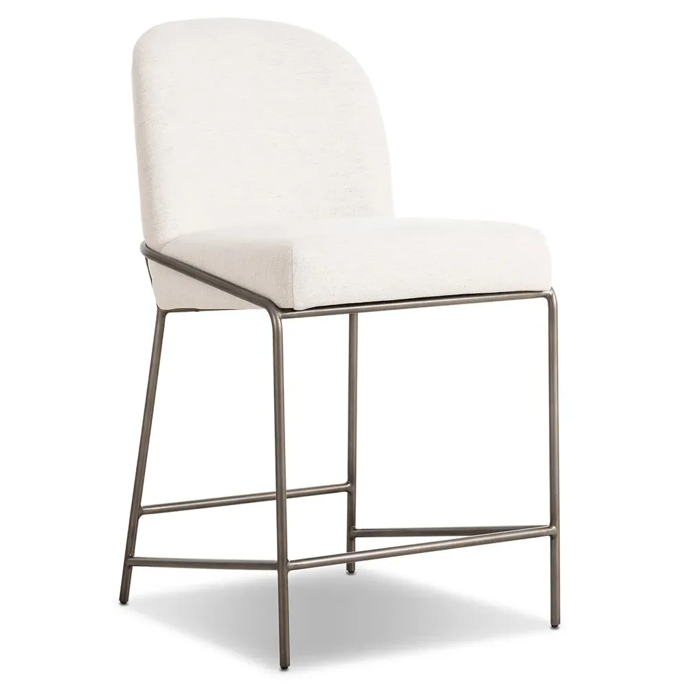 Astrid Counter Stool - Cream, Iron