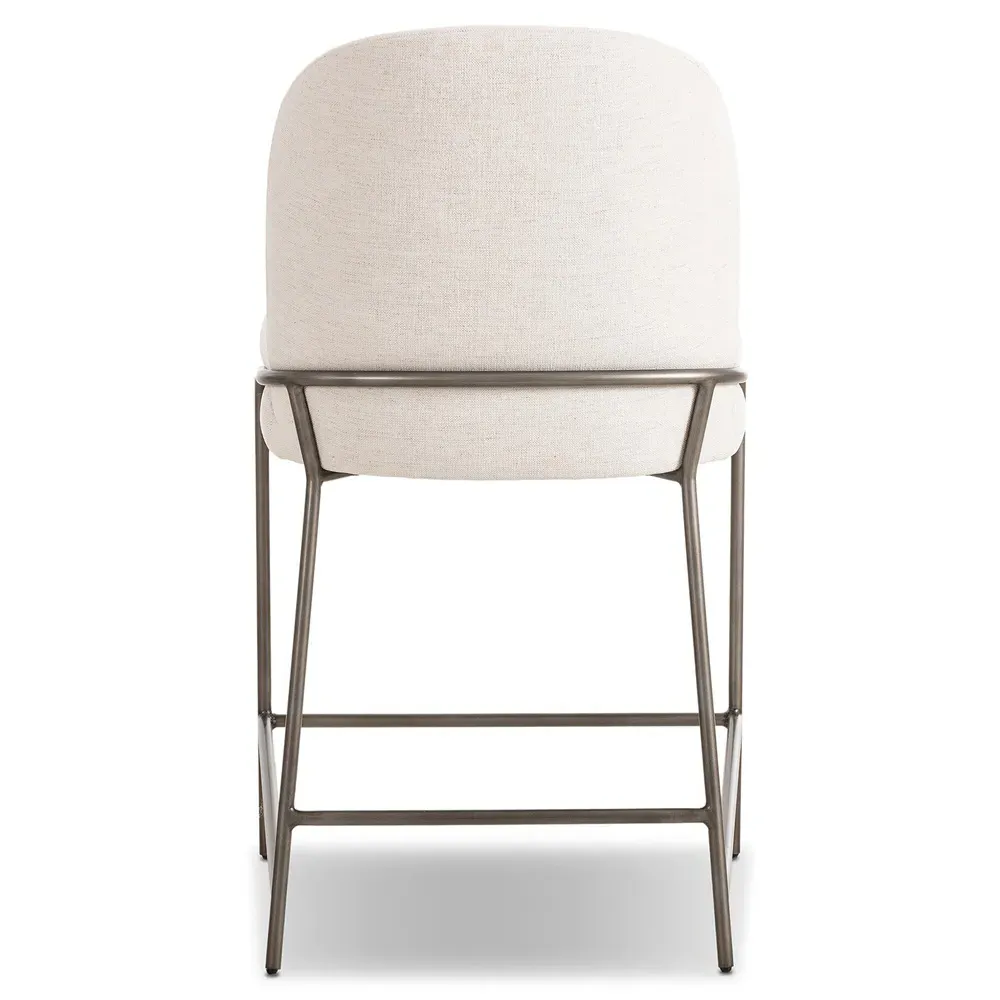 Astrid Counter Stool - Cream, Iron