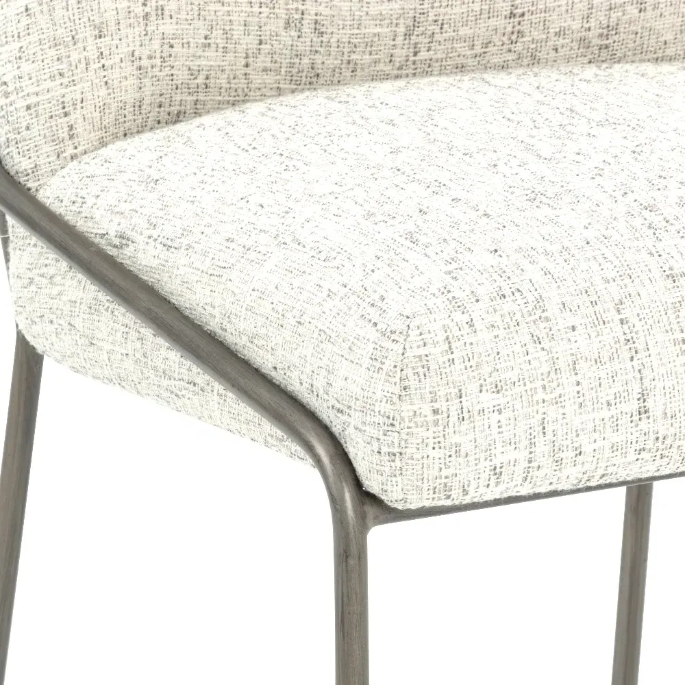 Astrid Counter Stool - Grey, Iron