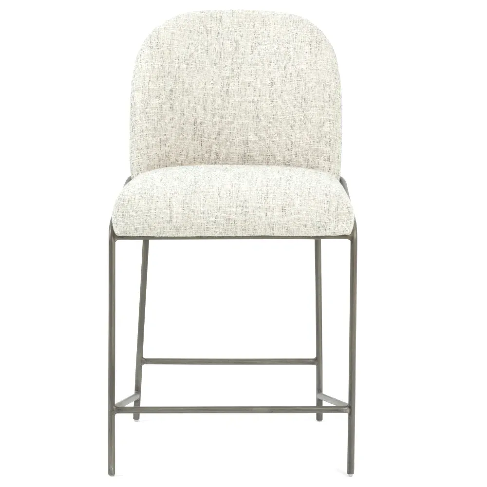 Astrid Counter Stool - Grey, Iron