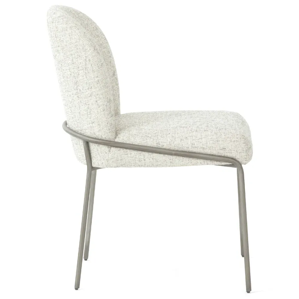Astrid Dining Side Chair - Grey, Iron
