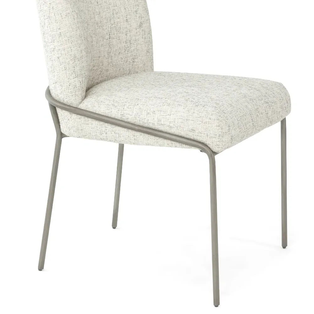Astrid Dining Side Chair - Grey, Iron