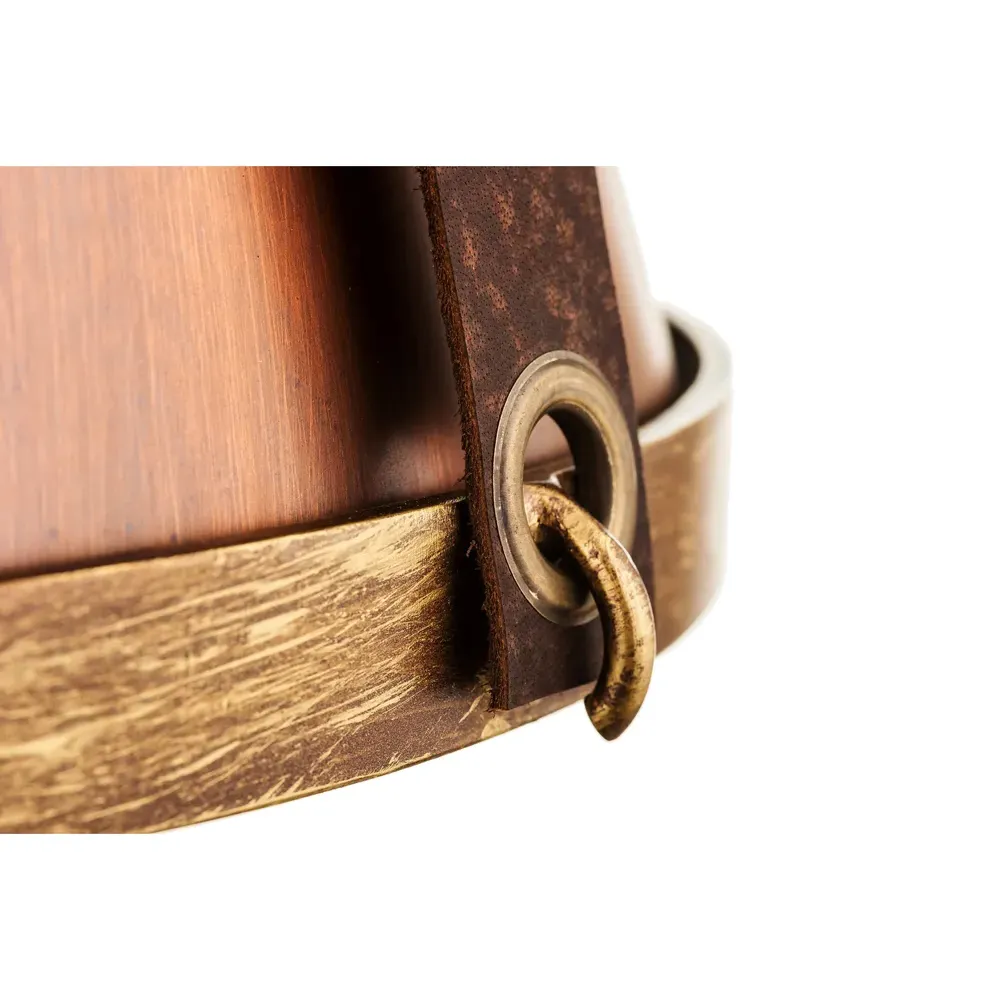 Astrid Empire Shade Single Pendant - Copper, Steel