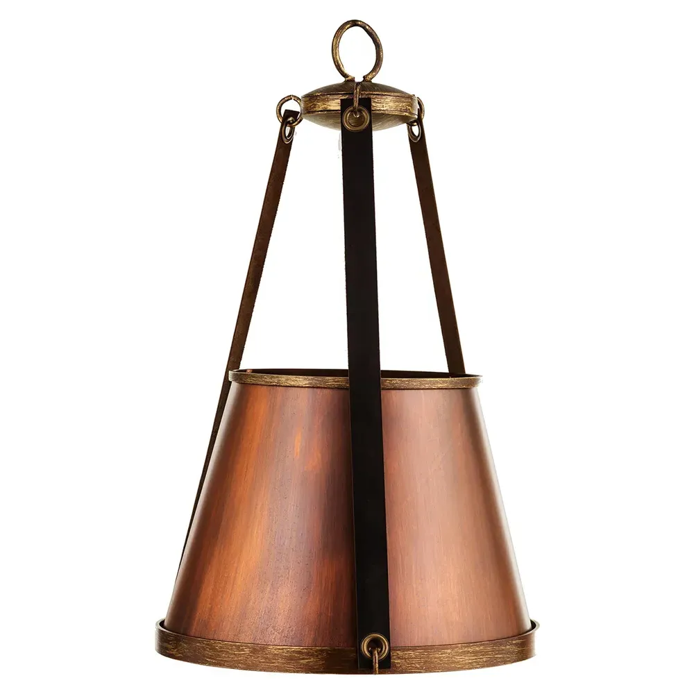 Astrid Empire Shade Single Pendant - Copper, Steel image