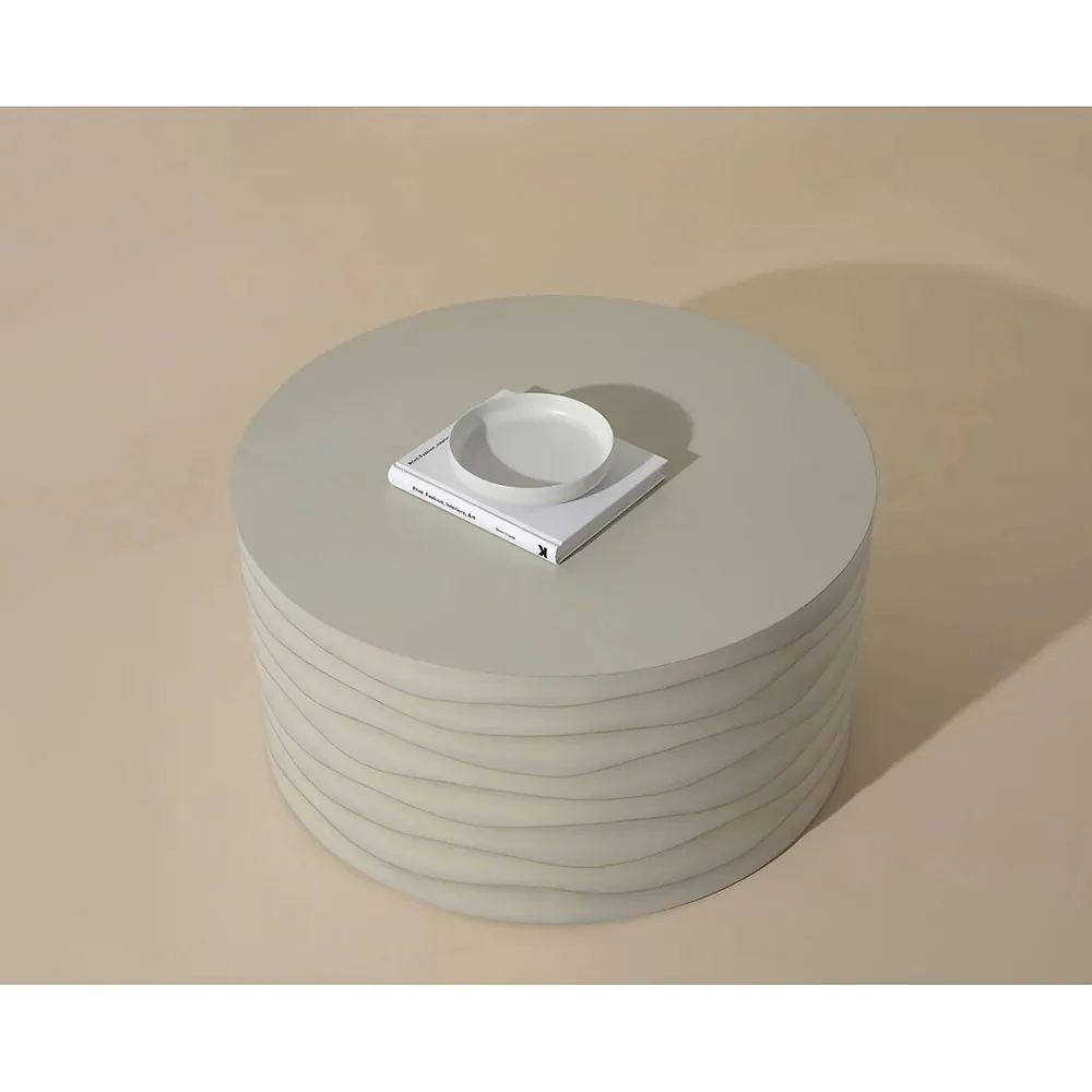 Atkins Large Outdoor Coffee Table - Summer Sand, Concrete