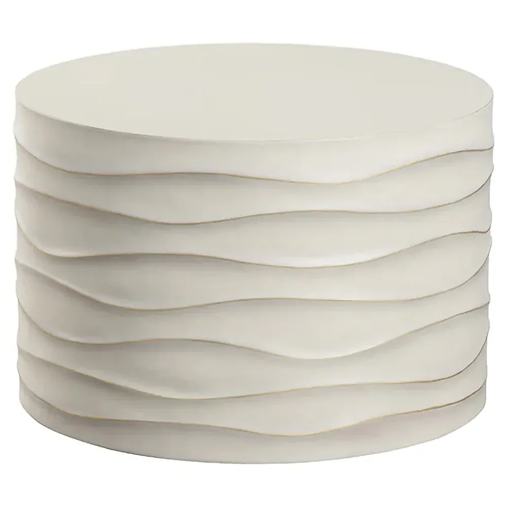 Atkins Small Outdoor Coffee Table - Summer Sand, Concrete