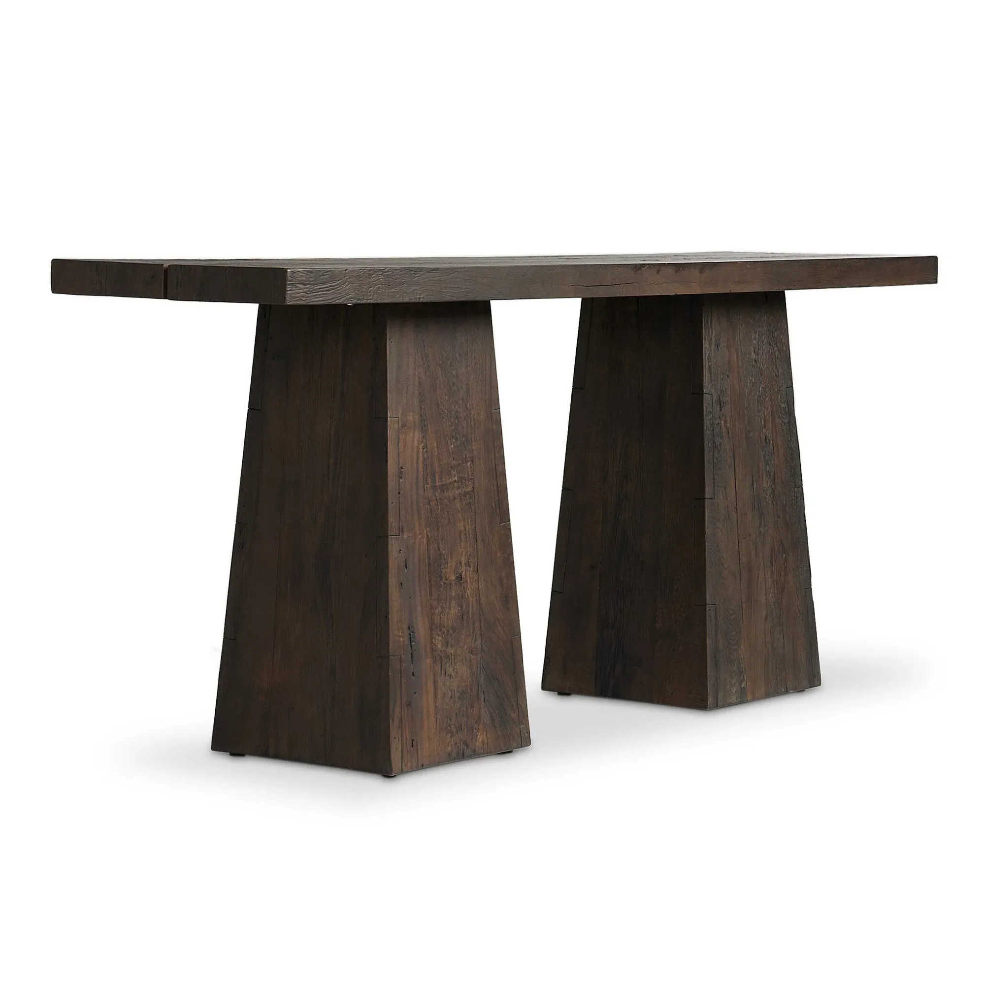 Atlas Rectangular Console Table - Smoked Alder
