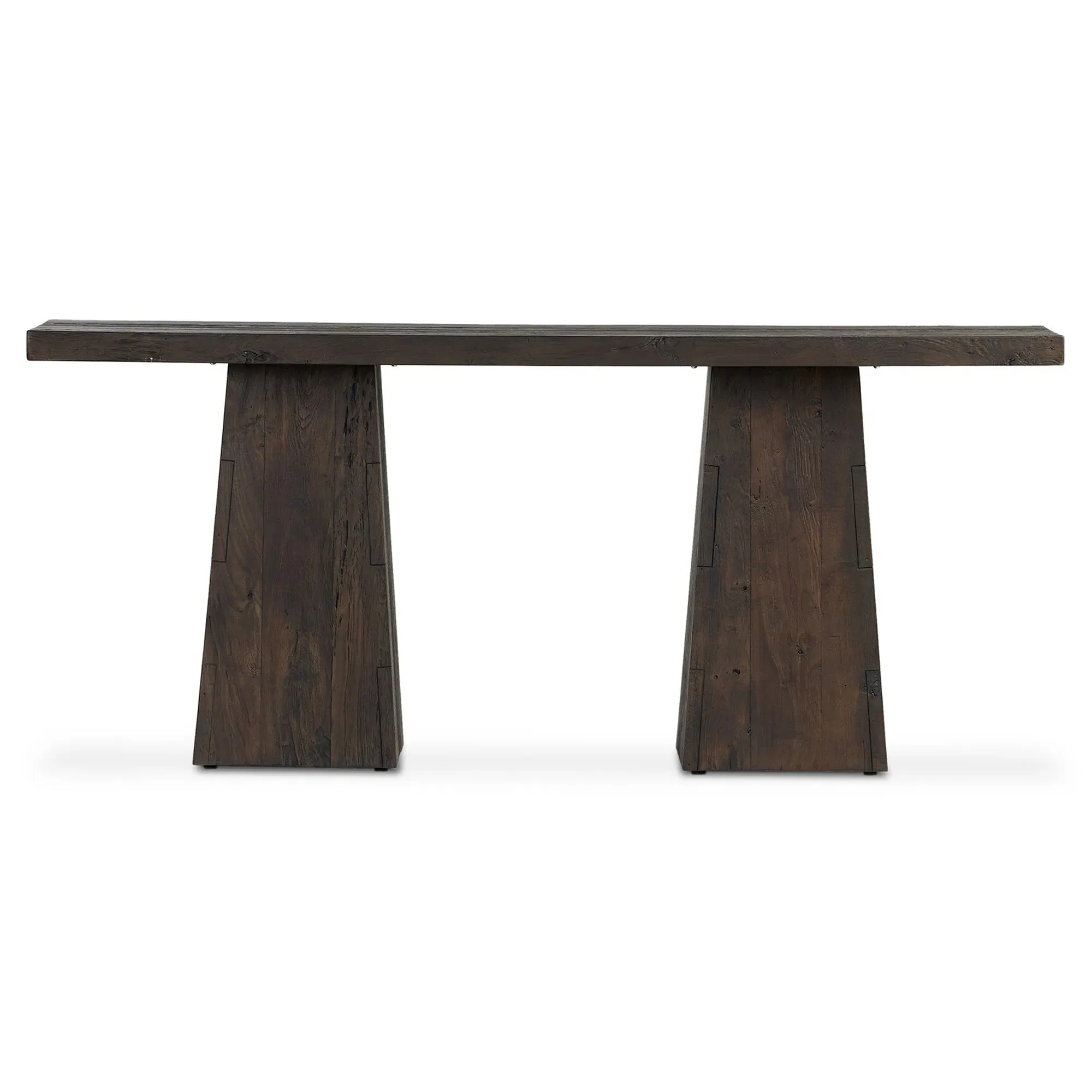 Atlas Rectangular Console Table - Smoked Alder