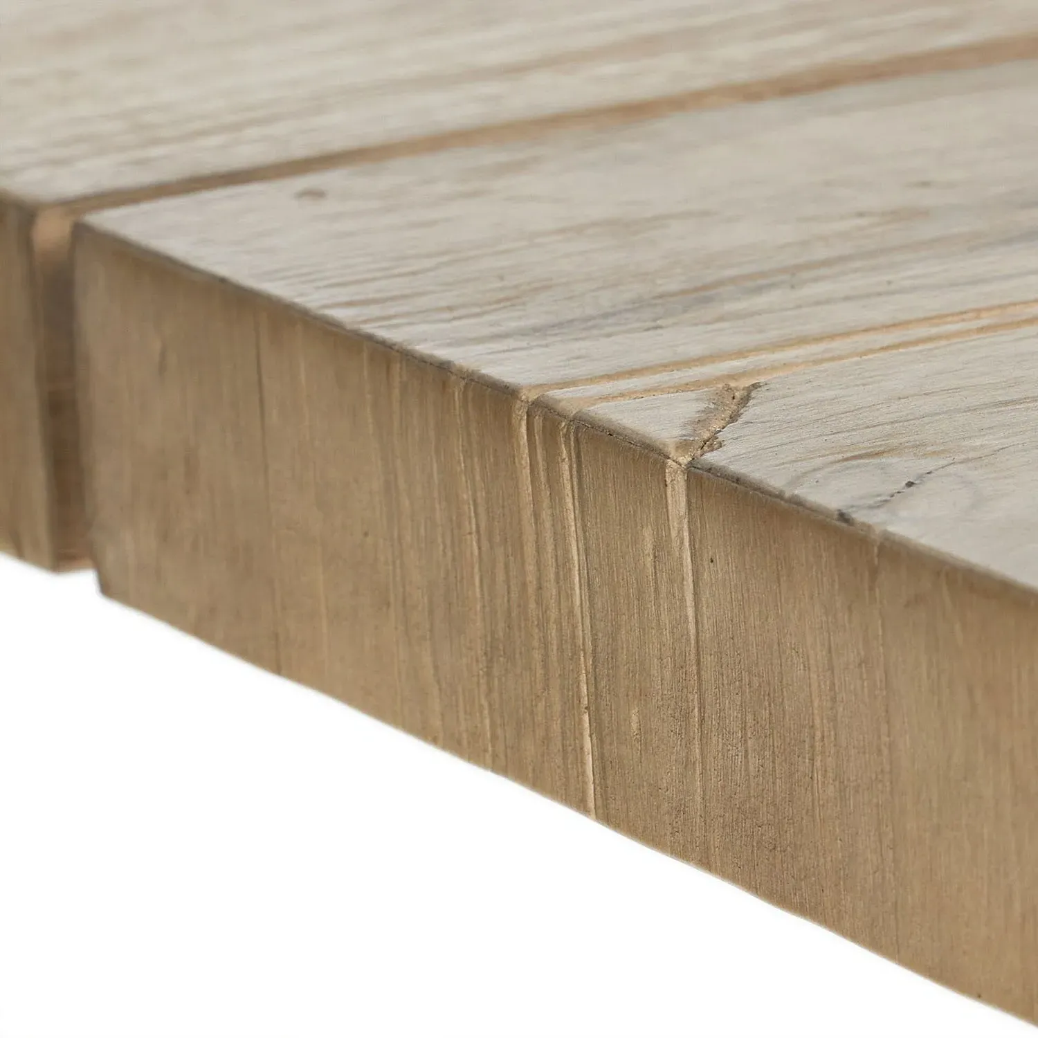 Atlas Rustic Lodge Rectangular Console Table - Bleached Alder