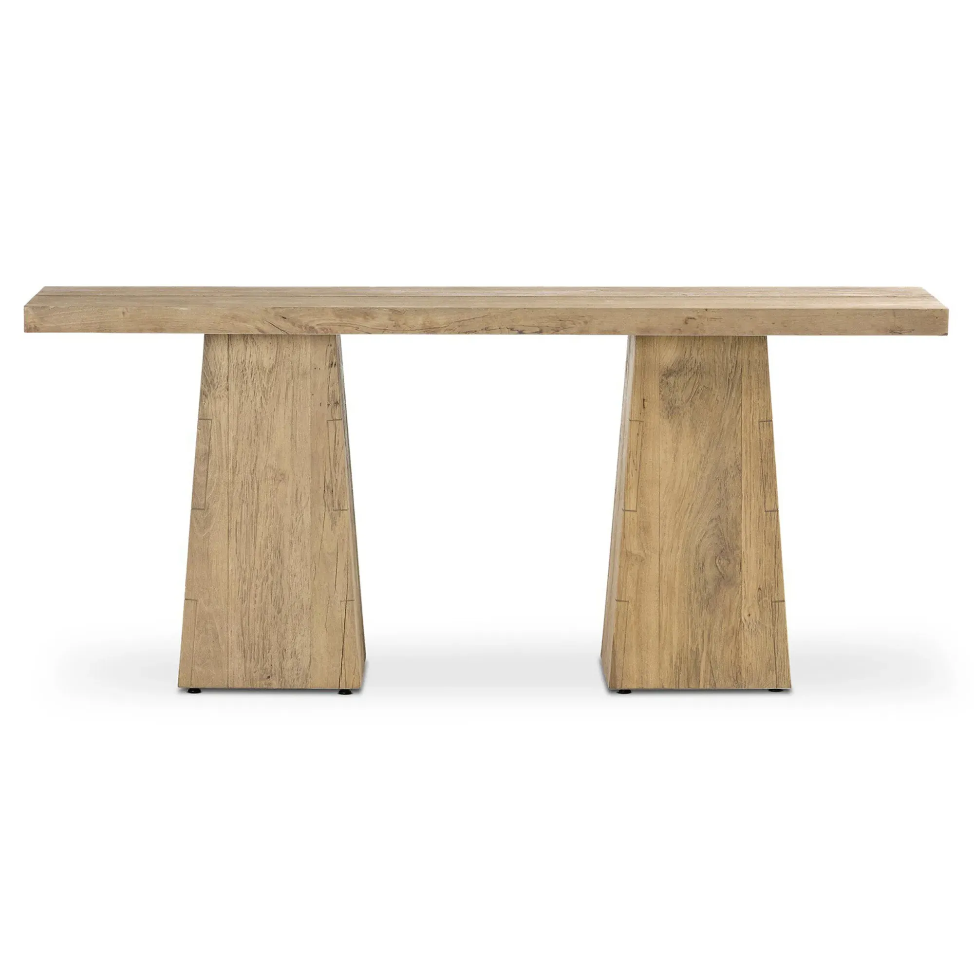 Atlas Rustic Lodge Rectangular Console Table - Bleached Alder