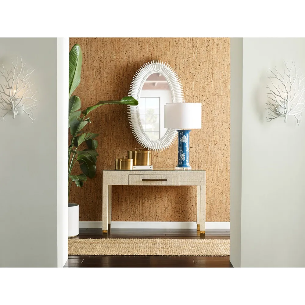 Atlas Small Oval Decorative Box - Antique Gold, Brass