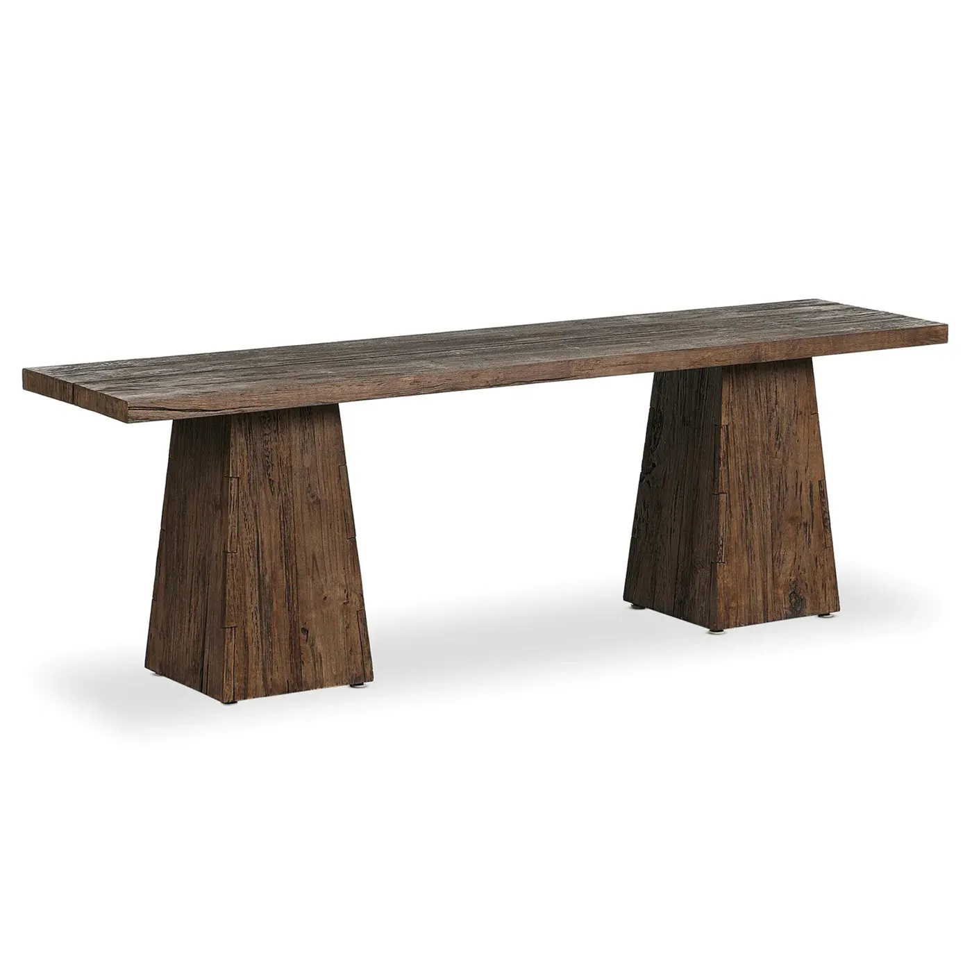 Atreus Rectangular Console Table - Smoked Brown, Wood