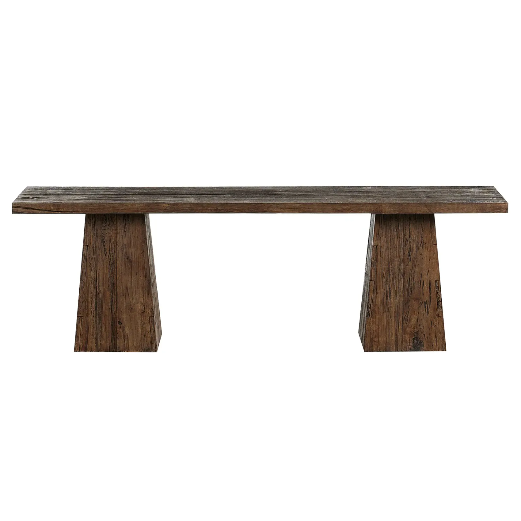Atreus Rectangular Console Table - Smoked Brown, Wood image